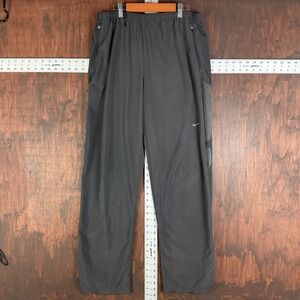 Nike Running Dri-Fit Stretch Woven Track Pants 427149-012 Black Men's Small WORN